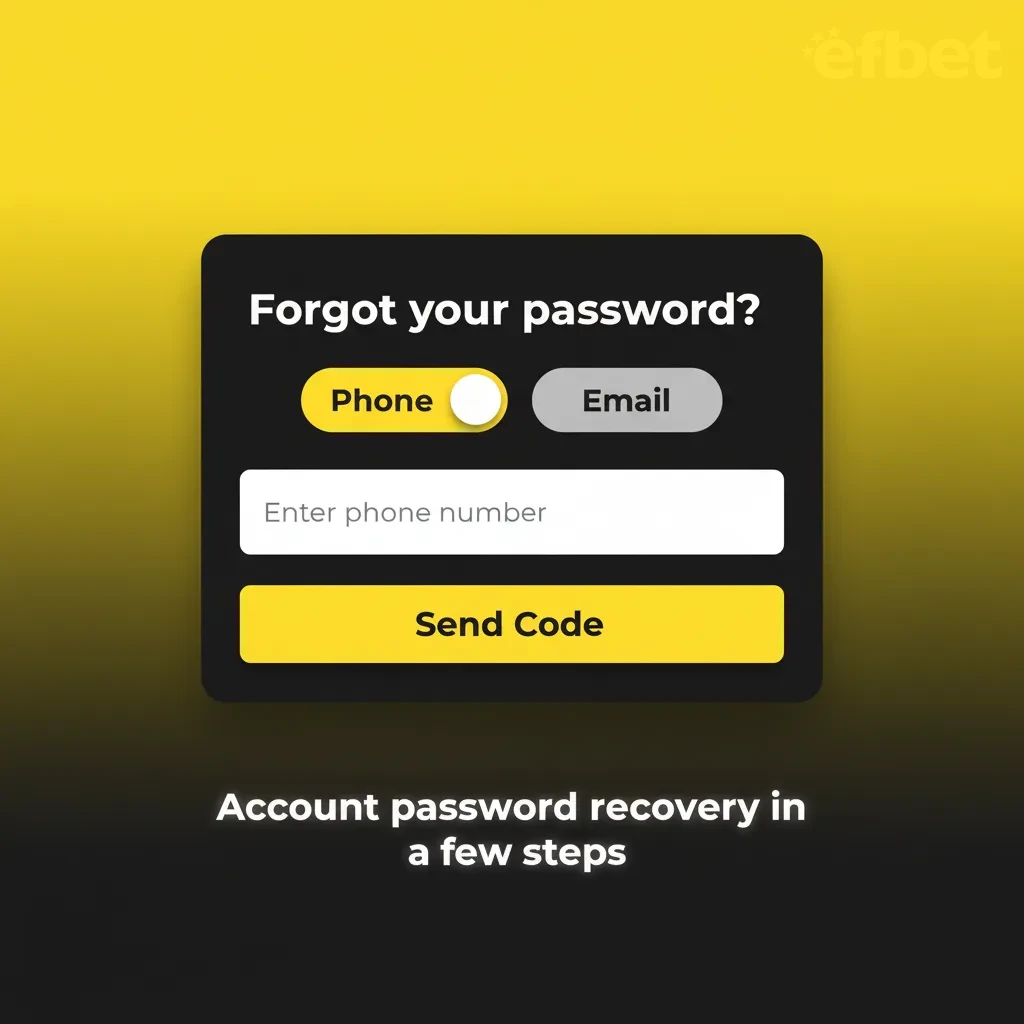 Account password recovery steps: Forgot Password, email link or SMS code, confirm, set new password, sign in.