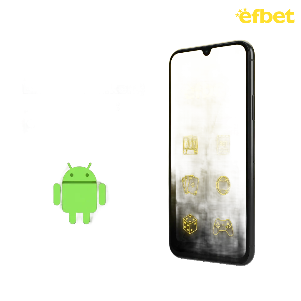 Schermata app Android Efbet: scommesse e casinò, quote live, notifiche e cash out rapido. Scarica gratis e installa facile