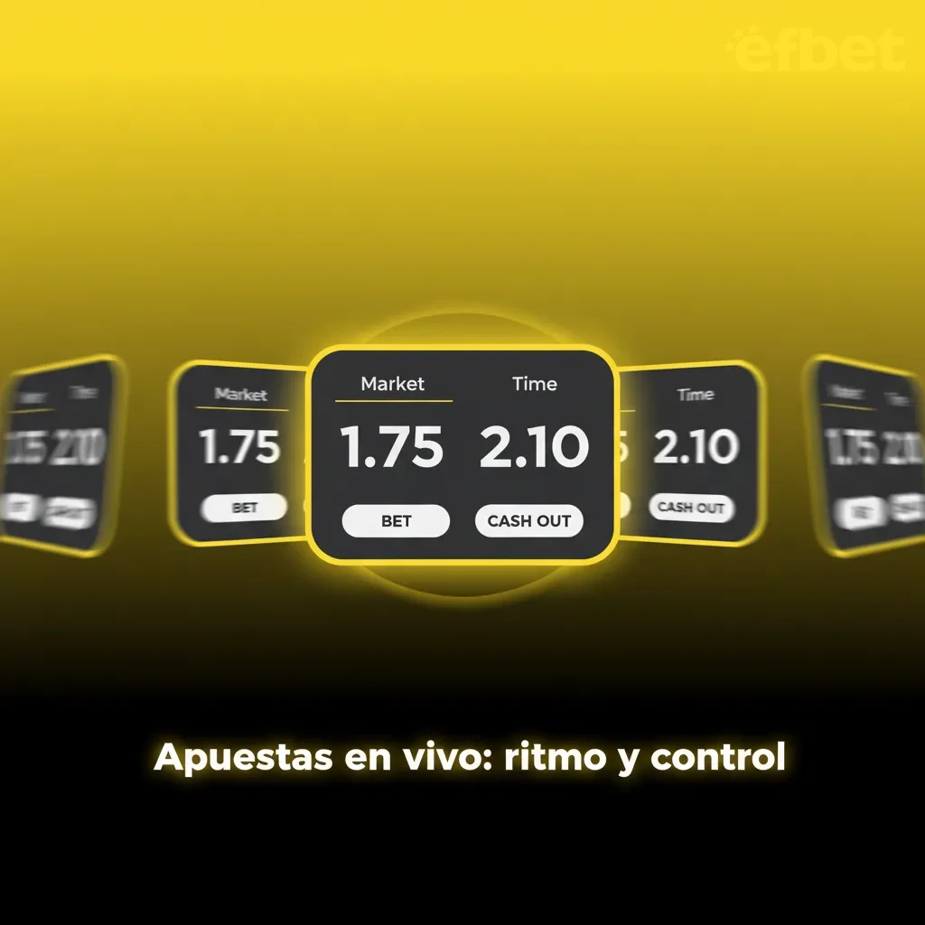 Apuestas en vivo: pantalla con cuotas cambiantes, estadísticas, match tracker y Cash Out en fútbol, tenis y baloncesto.