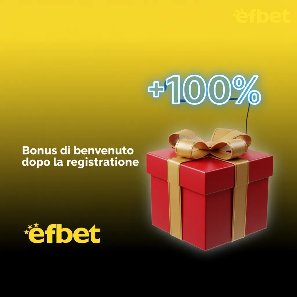 Banner Efbet: bonus di benvenuto 100% fino a 200 € sul primo deposito per casinò e scommesse sportive. Termini si applicano.