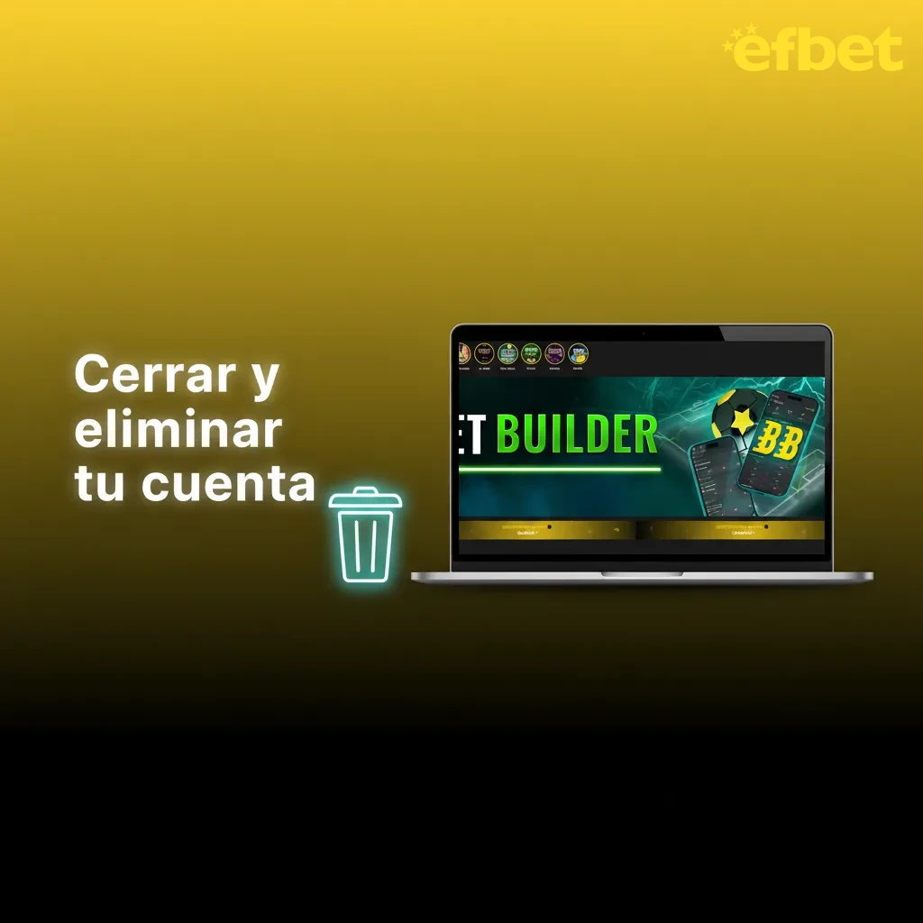 Pantalla de Mi cuenta mostrando opciones: cierre temporal, autoexclusión y eliminación permanente irreversible.