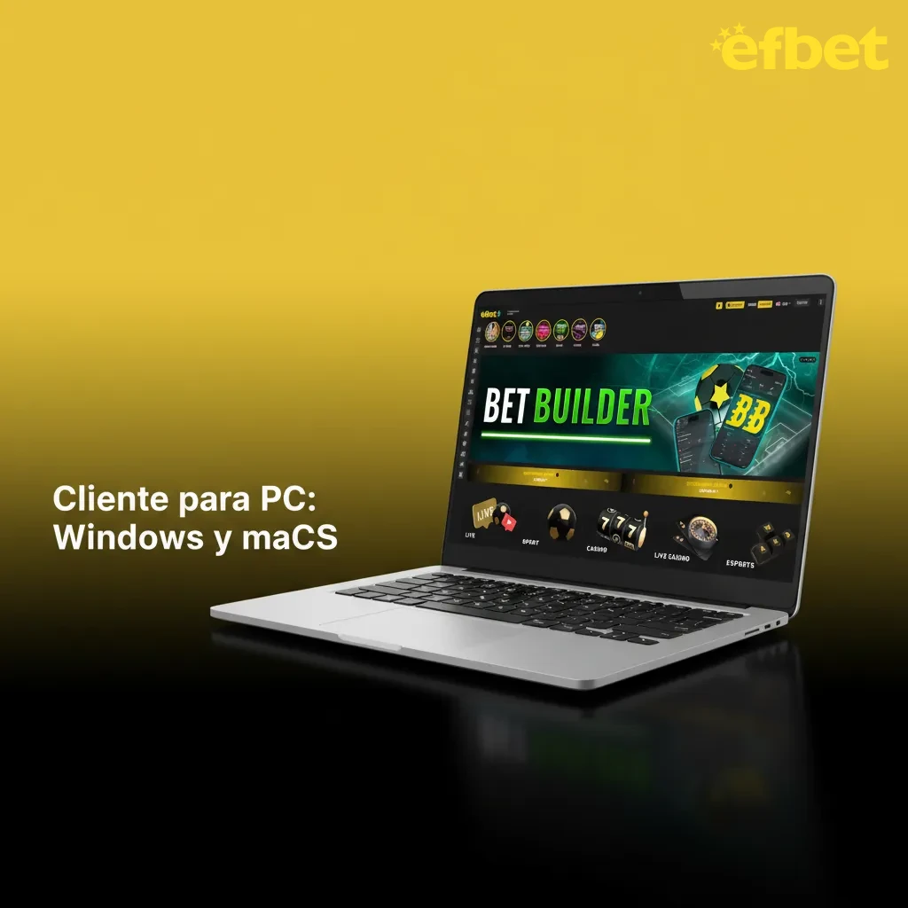 Apuesta y juega desde navegador en Windows y macOS, sin programa de escritorio.