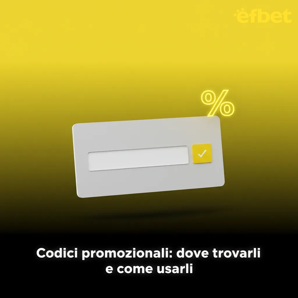 Schermata area Promozioni con codici BENVENUTO200, SPORT10, RICARICA50 e istruzioni su inserimento e attivazione.