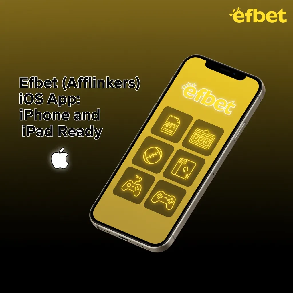 Efbet iOS app on iPhone and iPad, iOS 13+, fast markets, live stats, quick payments in a clean interface.