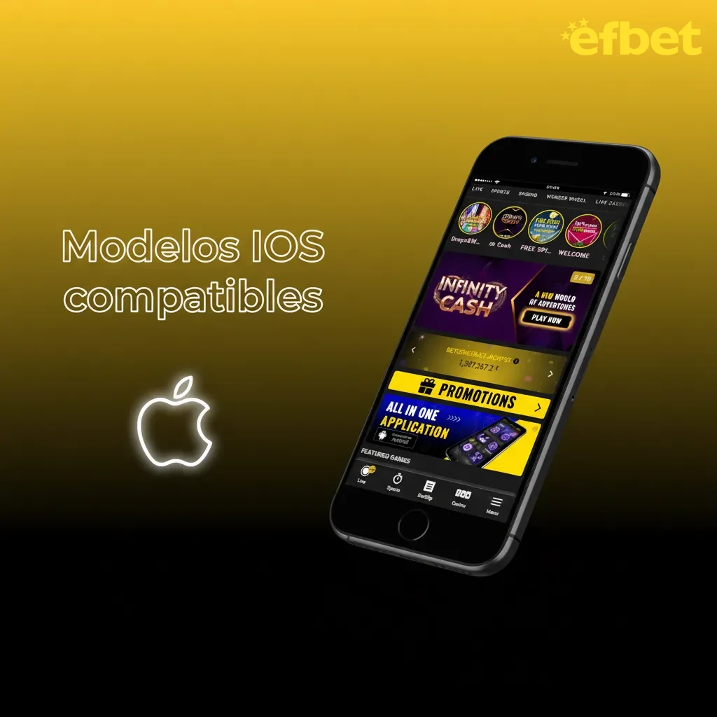 Lista de modelos iOS compatibles: iPhone X, XR, XS; iPhone 11–15 (toda la serie) e iPad con iOS 12 o superior.