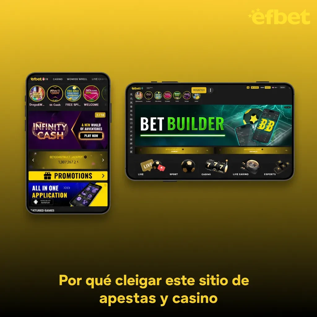 Banner de casino y apuestas: cuotas fuertes en LaLiga, apuestas en vivo, Cash Out, slots y RNG, soporte en español.