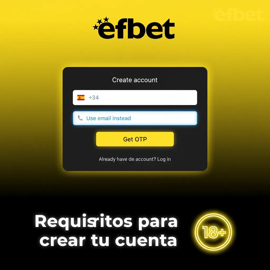 Checklist para crear cuenta en España: 18+, DNI/NIE o pasaporte, domicilio, verificación y seguridad antifraude.