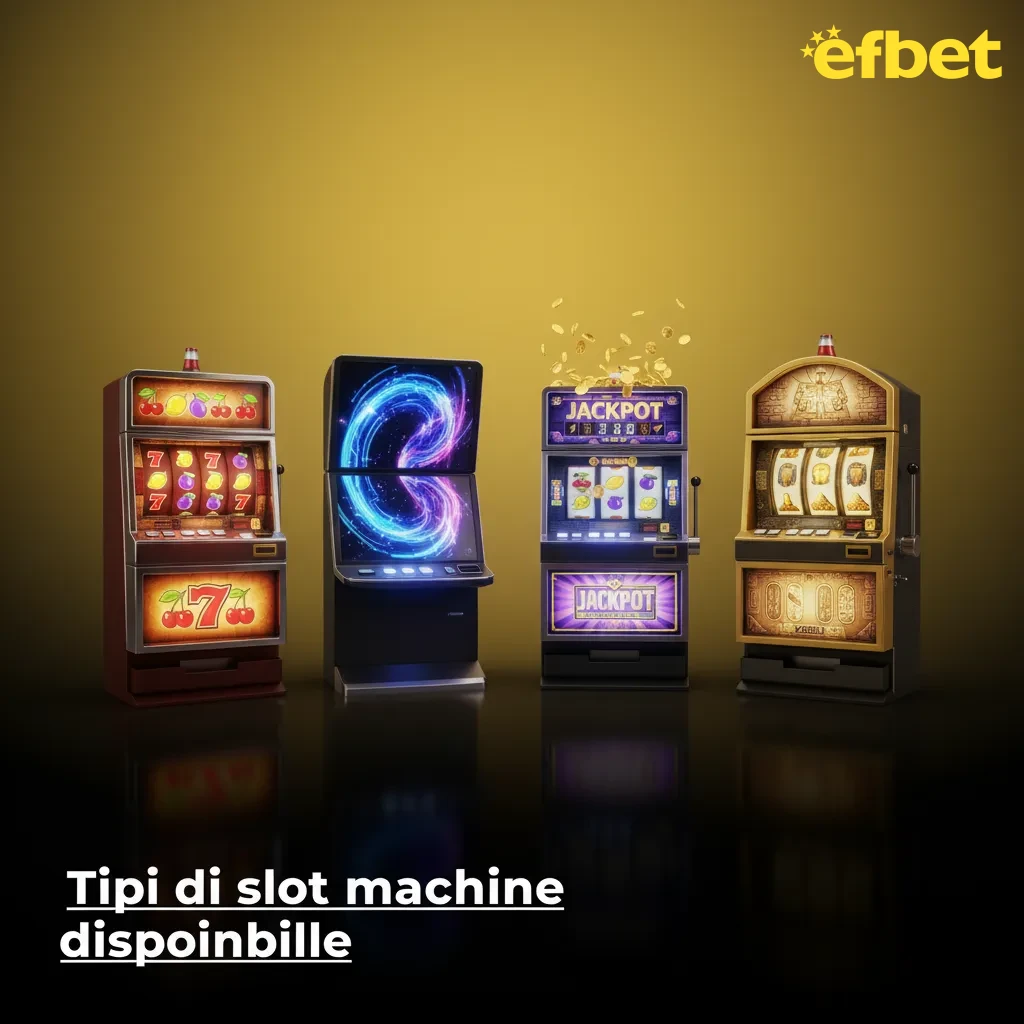 Infografica sui tipi di slot: 3 rulli, 5 rulli, Megaways, Cluster/Scatter, jackpot progressivi, Hold & Win, brand.
