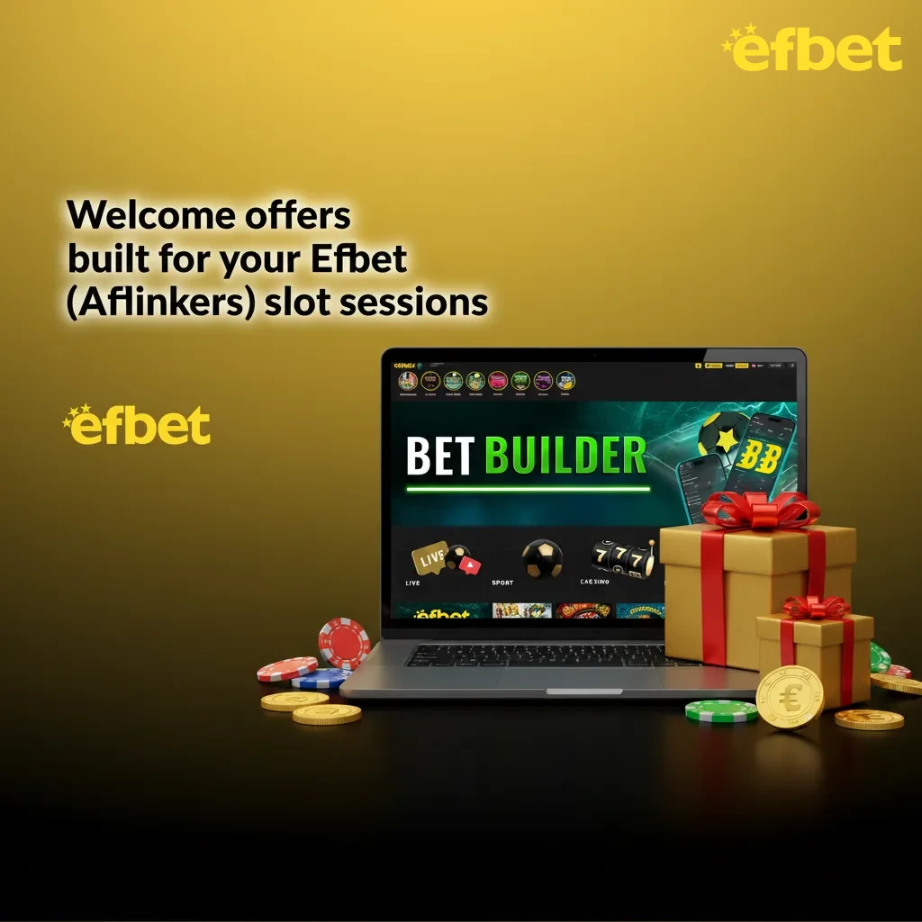 Efbet Afflinkers slots promos: 100% bonus up to €200, weekly reloads, cashback, free spins, VIP rewards.