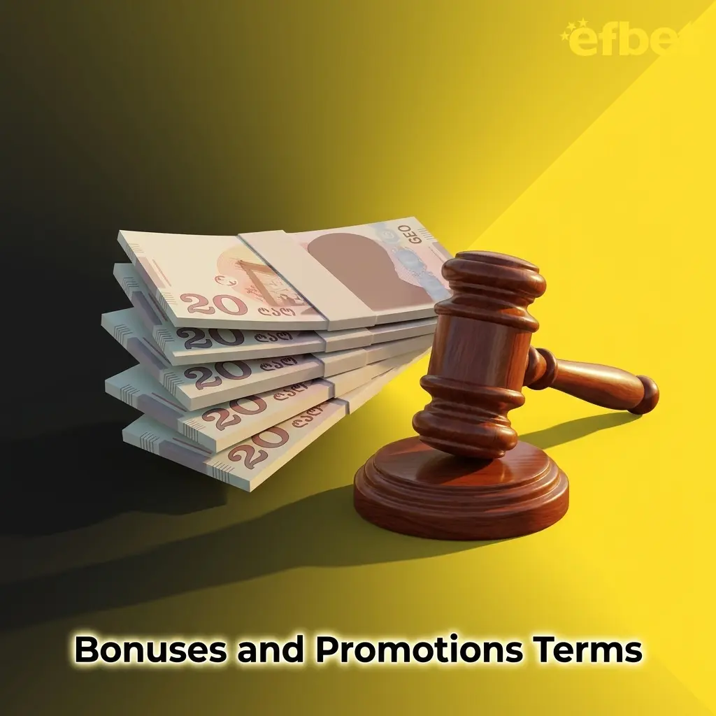 Efbet bonuses and promotions terms including wagering requirements, game contributions, and withdrawal restrictions