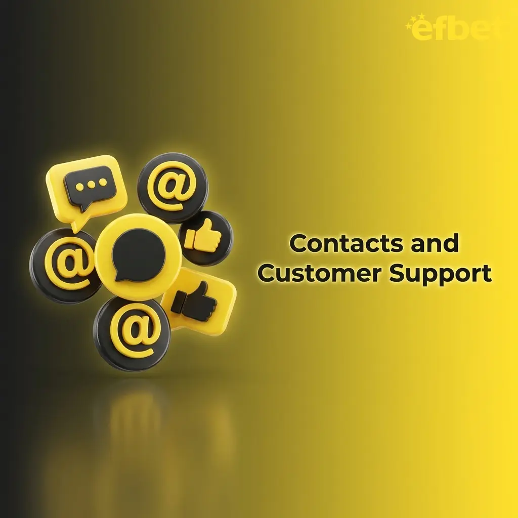 Efbet customer support contact options including live chat, email, phone, and help center available 24/7