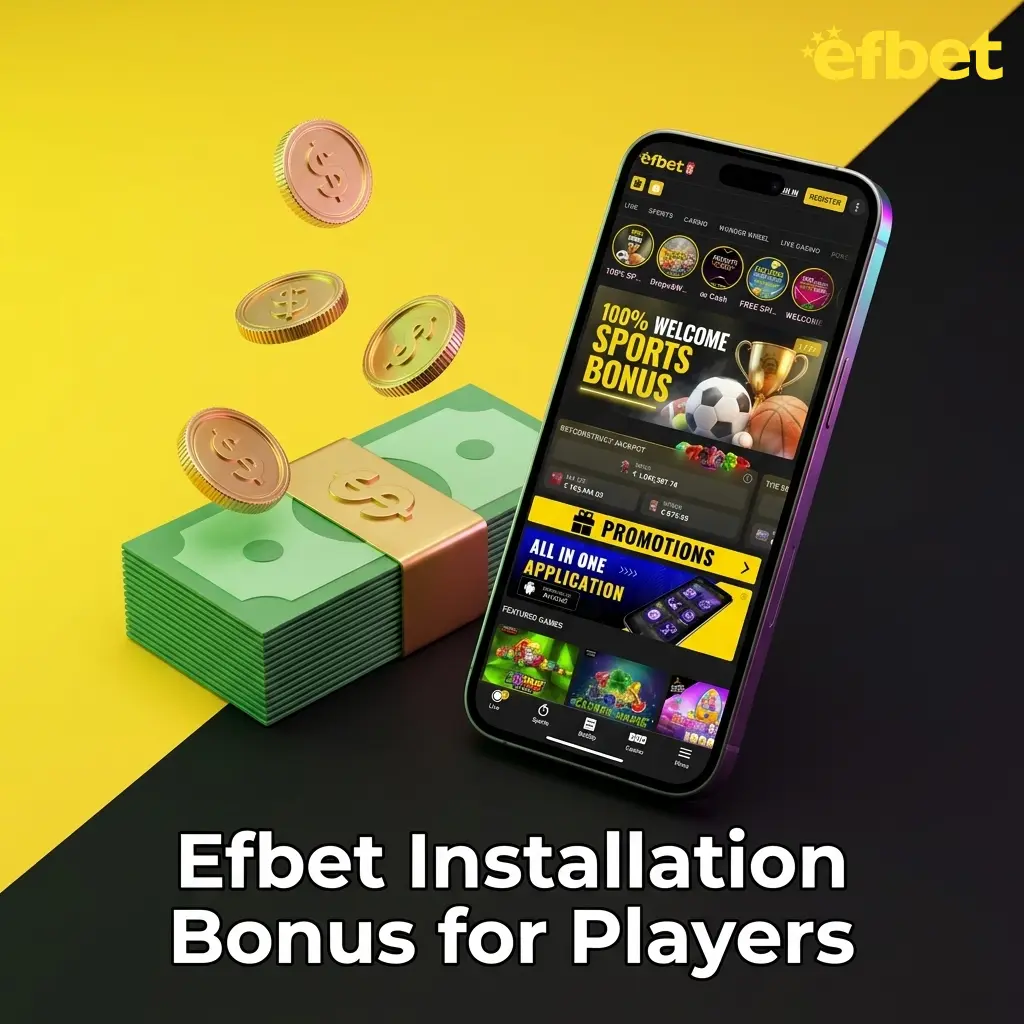 Efbet Casino welcome bonus offering 100% match up to 200 EUR for new players on first deposit