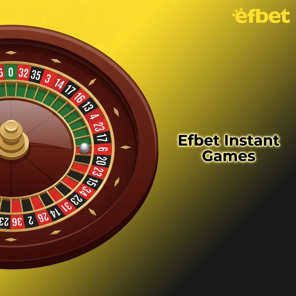 Efbet instant games lobby showing crash games, fast lottery, plinko, mines, keno, and hi-lo categories