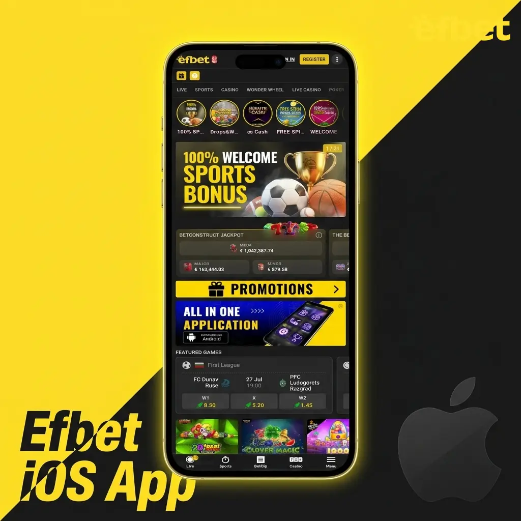 Efbet iOS app download guide for iPhone and iPad running iOS 12.0 or later via the App Store