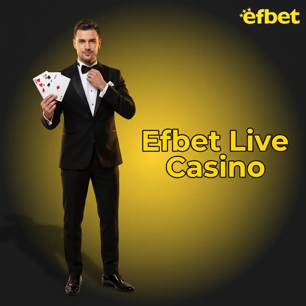 Efbet live casino HD video stream with professional dealer at roulette table in studio setting